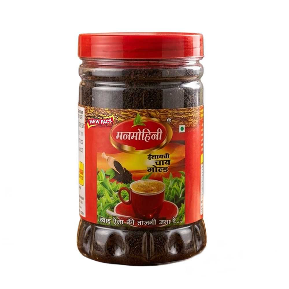 Manmohini Elaichi Tea Gold  225g Jar